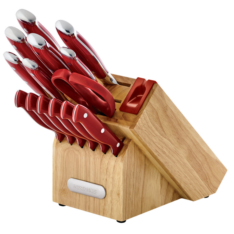 Farberware 15Piece Knife Block Set & Reviews Wayfair